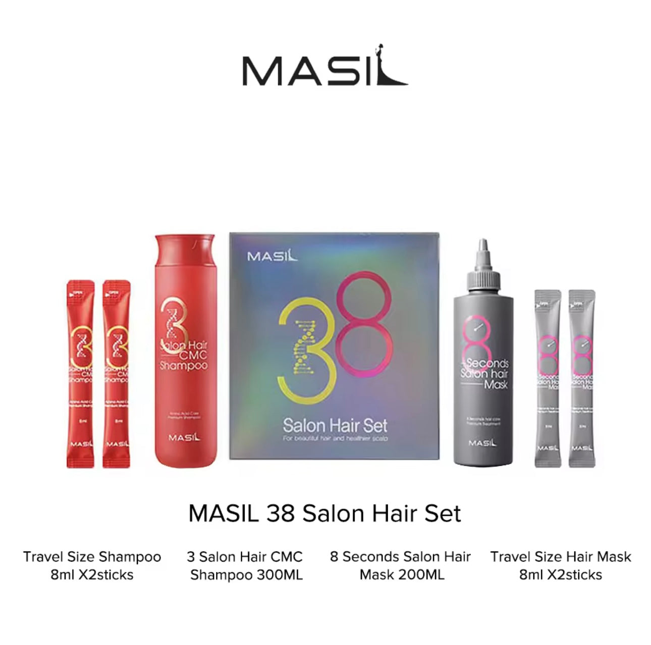 Korea Masil Hair Shampoo Set